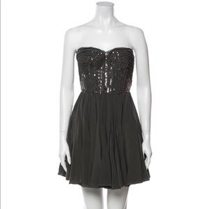 Stunning Rebecca Taylor Strapless Silk Dress, 4!